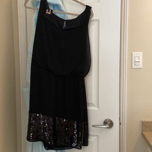 Black dress with sparkles